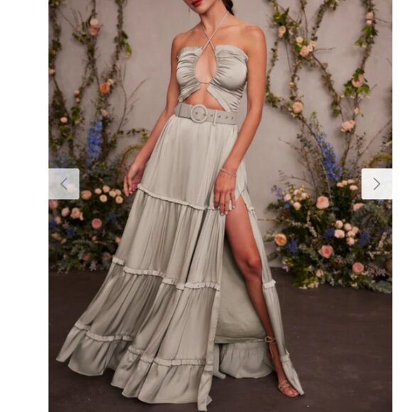 NWOT V Chapman Penelope Dress, Sage, 4 - Picture 2 of 7